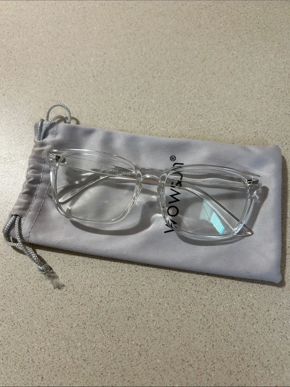 Clear Frame Blue Light Glasses for Women - Transparent